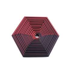 3D Printed Hexagon Stress Relief Toy - Anti-Anxiety Decompression Magical Optical Illusion Design, Durable PLA Plastic Material, Vibrant Colors, Suitable For Office Workers & Adults, Desktop Decor & Mindful Gift, High-Quality Elastic Geometric Shape 3D Printing - Multicolor - View 5