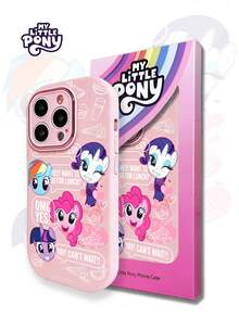 Hasbro MY LITTLE PONY 粉色官方正品卡通少女防摔防滑手机壳，兼容苹果 17、17 Air、17 Pro、17 Pro Max，安卓 Galaxy A 系列、Galaxy S 系列，苹果 11 系列、12 系列、13 系列、14 系列、15 系列、15 Pro Max、16 Pro、16 Pro Max、X、XR、XS Max - 粉色 - 查看 3