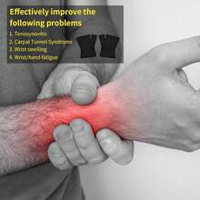 1 Paar Handgelenkbandage Daumenbandage Handgelenkstütze Sport Handgelenk Bandagen für Links Rechts Elastische Wickelband mit Kompression für Karpaltunnelsyndrom, Fitness, Männer Frauen, Schwarz (XL)-3526 - XL - Übersicht 4