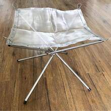 Foldable Campfire Grill, Stainless Steel Outdoor Camping Cooking Portable Charcoal Fireplace Brazier - Multicolor - View 12
