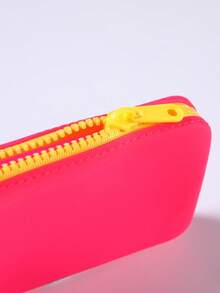 大容量防水硅胶化妆包，旅行必备，沙滩包，适合旅行和美容旅游，大容量收纳包，带挂带和提手化妆包 - 彩色 - 查看 9