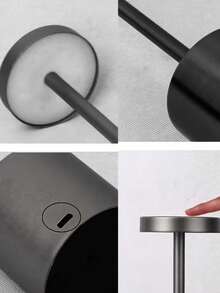 1pc Multifunctional LED Charging Bar Lamp Restaurant Bar Table Outdoor Atmosphere Lamp Retro Table Lamp A Tool For Creating Atmosphere And Lighting In Home Spaces, Combining Both Decorative And Practical Features - 1pc - View 10