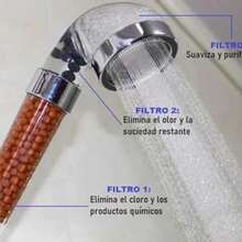 Cabezal de Ducha de Mano con Funcin de Filtro,Regadera para Bao Ducha con Filtro de Perlas,Regadera Telefono de Mano Cabeza,Ducha de Mano Presurizada,ahorro de agua y purifica la calidad del agua - como se muestra en la figura - Ver 8