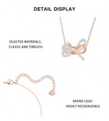 Swarovski 施华洛世奇 Lifelong Bow 撞色女士蝴蝶结项链 5440636 - 5440636 白色 - 查看 9