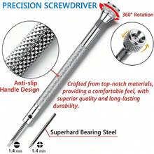 Eyeglass Repair Kit With Precision Screwdriver Tweezers Cleaning Cloth And Assorted Screws For Eyewear Compact Portable Mini Repair Set - 1 - View 3