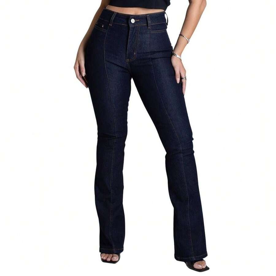 Calça Jeans Sawary Boot Cut - 279068 - Azul - Visão 1
