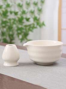 2pcs 500ml Ceramic Matcha Bowls, Whisk Set, Tools For Making Matcha, Desserts And Pastries, Tea Drinks, Tea Ceremony Accessories - Multicolor - View 15