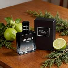 Cologne For Men, Long-Lasting Eau De Toilette, Woody, Ocean Blue, Gentlemanly Scent, 55ml. Men's Cologne, Long-Lasting Scent, Woody Fragrance Spray, Portable, Suitable For Dates, Birthday Gifts. - 木質海洋-紳士男人 - 查看 2