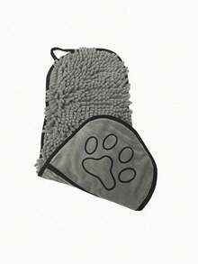 Quick Dry Super Absorbent Pet Towel, Suitable For Cats & Dogs - Soft Bathing, Swimming And Grooming Towel With Paw Print Pattern, Dries Fur Quickly After Shower, Ideal For Rainy Walks And Pet Travel - Pet Supplies Gift - Lightweight And Easy To Carry, Great For Bathing And Swimming, Pets Feel Comfortable, Perfect Gift For Pet Stores, Suitable For Large Dogs, Extra Large Dog Towel, Pet Bath Towel, Dog Bathrobe - Multicolor - View 9