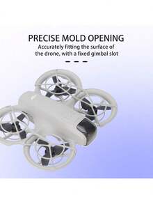 1个Neo无人机镜头盖，防尘保护罩，防刮塑料云台相机保护罩，精准贴合配件（不含电池） - 透明黑 - 查看 6