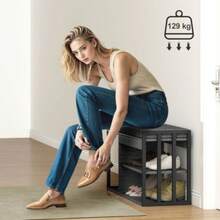 Shoe Changing Stool - Grey - View 5