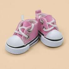 兼容娃娃鞋系列，帆布鞋，适合10-17厘米的第一代、第二代、第三代娃娃，派对和聚会服装 - 彩色 - 查看 6