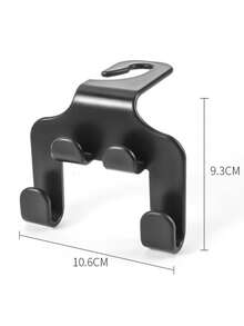 1pc Multi-Function Car Phone Holder Hook, 4-Hook Design, Creative Multi-Purpose Storage Hook, Suitable For Car Backseat - Multicolor - View 8