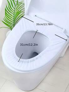 10pcs/15pcs/25pcs Disposable Toilet Seat Covers - Hygienic Portable Travel Set, Suitable For Hotels And Outings - Multicolor - View 3
