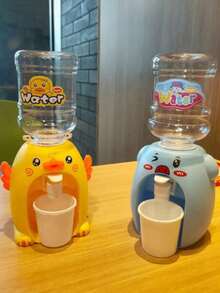 Mini Water Dispenser Toy, Cute Kitchen Playset Juicer With Real Water Cup, Random Sticker Included - Multicolor - View 9