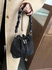 Bolso cruzado mini versátil y de moda para mujer - Negro - Ver 5