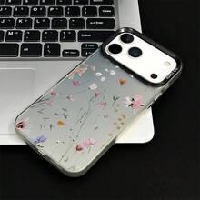 roadside flowers This stylish and comfortable large-hole IMD acrylic phone case is an ideal gift for friends and family. It is compatible with for  17/16/15/14/13/12/11/X/XR/7/8, for OPPO,for , for VIVO, for , for Xiaomi, for Honor, and for  models, including Plus, Pro, Max, and SE versions. It's the perfect gift for holidays such as Christmas, Valentine's Day, and New Year. - Negro - Ver 4