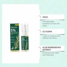 GleamXi 5%迷迭香头皮喷雾，蕴含巴塔纳油/蓖麻油/生物素，丰盈护发，适用于粗硬发质，60毫升 - 彩色 - 查看 4