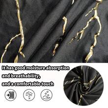 一套弹性牛奶丝箔游戏椅套，可拆卸椅套保护套，适用于卧室、客厅 - 彩色 - 查看 3