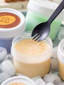 10/20pcs (Bowl + Lid) 120/160/200/240/280/300/400/600ml Reusable Lunch Bowls With Lids, Suitable For Yogurt, Overnight Oats, Meal Prep - Microwave & Dishwasher , Food Storage Containers, Breakfast Cups, Lunch Boxes, Large Capacity Portable Plastic Jars - Multicolor - View 9