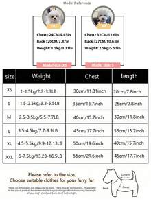 小型犬猫无袖抓绒毛衣，秋冬季 - 彩色 - 查看 3