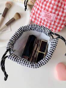 1 Bolsa para Câmera Acolchoada Xadrez Fofa, Estojo para Câmera CCD, Material Macio, Anti-queda e à Prova de Poeira, Bolsa Pequena para Câmera, Adequada para Armazenamento de Câmeras com Cartão Preto, Simples e Portátil, Anti-queda, Anti-arranhões, Uso Externo Multiuso, Acessório para Câmera, Essencial para Viagem, Essencial para Cruzeiro, Essencial para Dormitório, Presentes de Aniversário, Presentes para Madrinhas, Presentes para Mães, Presentes para Professores, Presentes de Dia dos Namorados, Estojo para Carregador, Organizadores de Bagagem para Mulheres e Homens - Multicolorido - Ver 8