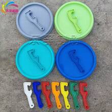 1 chiếc cờ lê nhựa đa năng mở nắp thùng sơn, dụng cụ kéo nắp thùng dầu, độ dày được tăng cường cho khả năng tương thích rộng. - Màu vàng - Xem 6