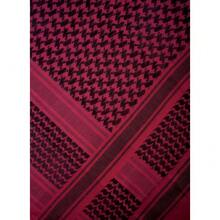 VIVIAN & VINCENT Shemagh Tactical Desert Scarf Keffiyeh Cotton Scarf Wrap For Men And Women - Đỏ - Xem 4