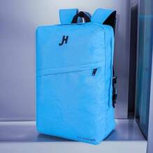 FIAN WEWI JH HOKINS Mochila para Laptop Escolar 17 Pulgadas Impermeable con Candado para Trabajo, Escuela, Viajes - azul neón - Ver 8