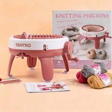 MAZHA Sentro 22/40/48 Needle Hand Knitting Loom Kit, DIY Scarf, Hat, Sweater And Socks For Adults And Kids, With Row Counter