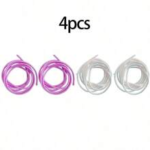 Bộ 2/4 ống bảo vệ cáp xoắn ốc - Ống bọc dây cáp nhiều màu sắc cho bộ sạc, tai nghe, cáp dữ liệu - Chống rối dây (8 sự kết hợp màu sắc), bảo vệ cáp điện thoại, chất liệu dẻo, ngăn ngừa đứt cáp, quà tặng cho bạn bè - Nhiều màu - Xem 7