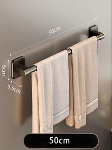 单杆毛巾架，浴室壁挂式毛巾杆，防锈铝合金毛巾架 - 彩色 - 查看 5