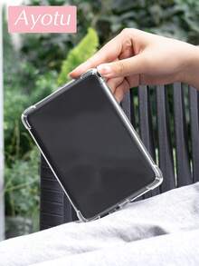 Ayotu 1个透明保护套，防摔，全包覆式柔软硅胶套，适用于 Kindle（第11代）2022款、Kindle Paperwhite（第11代）2021款、Kobo Libra 7英寸彩色版、Kobo Clara 6英寸彩色/灰阶版、Fire HD10（2023款）、Fire HD8（2015/2016/2017款） - 無色 - 查看 4