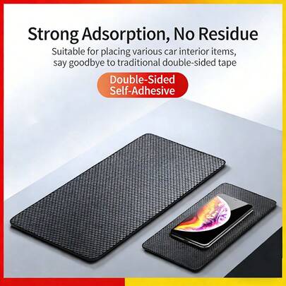 High Temperature Resistant Anti-Slip Car Dashboard Mat - PU Silicone Pad Suitable For Phones, Decorations And Interior