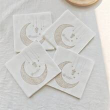 50pcs/Bag Ramadan Kareem Disposable Ramadan Napkins 2026 For Home Decoration Eid Mubarak Decoration Ramadan Mubarak Eid Al Adha Islamic Muslim Party - Multicolor - View 1