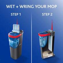 O-Cedar H2prO Flat Mop System - H2pr0 System + 2 Refills - View 5