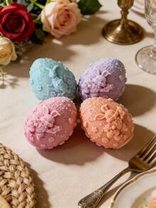 1pc Easter Bunny Ear Shaped Candle Mold, Suitable For DIY Scented Candles, Plaster Relief Decorations, Resin Art, Clay Crafts, And Cement Creative Ornaments. Applicable For Easter Family Parties, New Year Spring Celebrations, Valentine's Day Romantic Gifts, Mother's Day Handmade Blessings, And Birthday Party Decorations. The Mold Design Cleverly Integrates Classic Holiday Elements, With Non-Deformable Material For Easy Demolding And Repeated Holiday-Themed Handicraft Production.