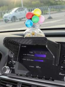 Universal Car GPS Sunshade – 7-12 Inch Dashboard Cover For Navigation, Radio & Rearview Display, Anti-Glare & UV Protection, Adjustable Design, Fits All Cars - GPS Sunshade - View 4