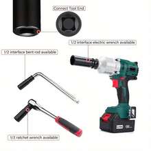 [Deep Impact Socket] 35pcs  1/ 2" Deep Impact Socket Tool Set | 8-32mm Pneumatic Impact Socket Set | Perfect For Auto Mechanic Repair And Heavy-Duty Projects - 35pcs/set - View 6