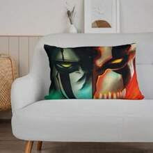 Cojin Almohada | Ichigo Kurosaki y Ulquiorra Cifer Bleach | Con Relleno Decorativo Poliester Suave Hogar | Listo Para Usar Diseo Artistico Durable | Anime Manga (con Relleno 35x50cm) (35x50cm) - 35 x 50 cm (paquete de 1) - Ver 3