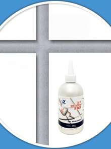 1pc Waterproof Tile Grout Sealant, White Caulk Filler For Bathroom And Kitchen, Mold Resistant Tile Crack Repair, Wall And Bathroom Stain Remover - White - View 6