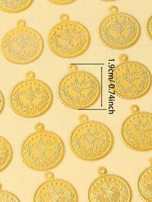 Accessori per gioielli placcati in oro 24K, accessori fatti a mano per orecchini, collane, pendenti, catene, con strass incastonati, stile marocchino, design vintage di palazzo - Stile 2 - Visualizzare 4