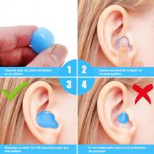 CYPNTapones para Dormir YOMYM 36PCS Tapones Oidos de Silicona Tapones de Cera para Dormir con Bloqueo de Sonido Nivel 32dB Tapones para Nadar Adapta a Cualquier Tamaño de Oreja para Estudiar ViajarFashion - 222617868 - Ver 5