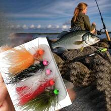 5件套飞钓装备，带小型收纳盒 - 鳟鱼垂钓的理想礼物，圣诞节、感恩节、新年、情人节、父亲节的最佳选择