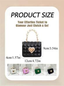 Baby Purse For Toddlers, Kids Heart Lock Purses With Glasses, Girls Purses For Kids , Toddler Bag Gift - 彩色 - 查看 11