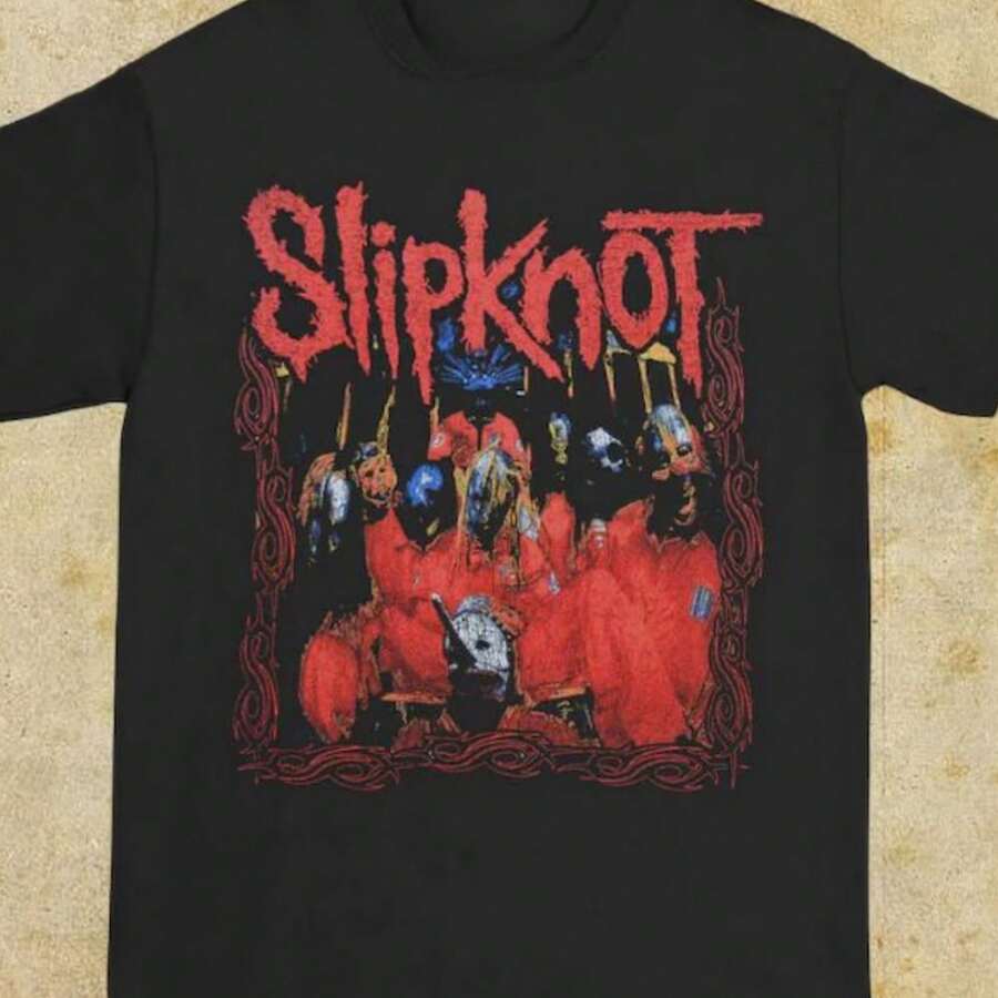 Vintage 90s Band Frame Bootleg Unisex Tee.Jpg - màu đen - Xem 1