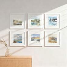 CYPNMarco De Fotos Blanco Muestra Fotos De 12x12" Con Tapete O 10x10" (Sin Tapete) Marcos Para El Hogar Boda Galería Paquete De 2 (2-Blanco 12x12")Fashion - 222655044 - Ver 5