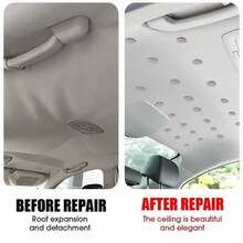 60pcs Car Roof Repair Screw Kit, Practical Tool Designed For Fixing Loose Or Detached Car Roof Lining, Utilizing Nylon Clips And Screws To Firmly Secure The Roof Lining To The Vehicle Body, Car Roof Lining Repair Kit, Auto Replacement Parts - 60pcs Ceiling Repair Buckles - View 6