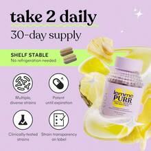 Lemme Purr Vaginal Probiotics For Women - Promotes PH Balance, Healthy Vaginal Odor & Urinary Tract Health W/Lactobacillus Blend, Clinically Tested Strains, Pineapple & Vitamin C - 60 Veggie Capsules - 2瓶 - 查看 4