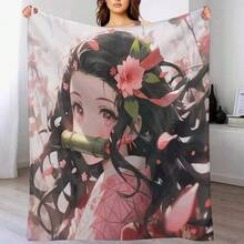 Coperta antitstatica morbida, coperta decorativa in pile personalizzata con tema - Multicolore - Visualizzare 7